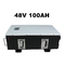 Le support de paquet de batterie de rv 5.12KWH 48v 200ah Lifepo4 a monté la batterie de XD